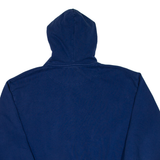 KARL KANI Womens Blue Hoodie Full Zip L