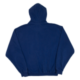 KARL KANI Womens Blue Hoodie Full Zip L