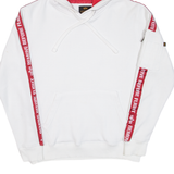 ALPHA INDUSTRIES Mens White Hoodie XS