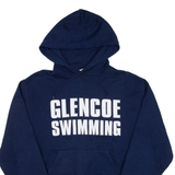 RUSSELL ATHLETIC Glencoe Swimming Mens Blue Hoodie USA S