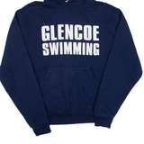RUSSELL ATHLETIC Glencoe Swimming Mens Blue Hoodie USA S