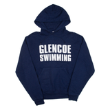 RUSSELL ATHLETIC Glencoe Swimming Mens Blue Hoodie USA S