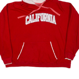 California Mens Red Hoodie USA XL