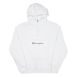 CHAMPION Mens White Hoodie M