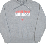 NIKE Crown Points Bulldogs Mens Grey Hoodie USA M