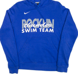 NIKE Swim Team Womens Blue Hoodie M