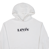 LEVI'S Relaxed Fit Mens White Hoodie L