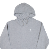 ADIDAS Mens Grey Hoodie M