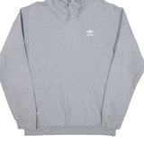 ADIDAS Mens Grey Hoodie M