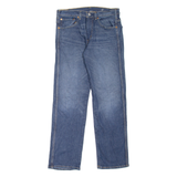 LEVI'S Mens Jeans Blue Regular Straight Stone Wash W32 L32