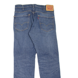 LEVI'S Mens Jeans Blue Regular Straight Stone Wash W32 L32