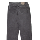 WRANGLER Mens Jeans Grey Relaxed Tapered W33 L32