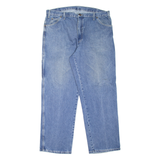 DICKIES Carpenter Workwear Mens Jeans Blue Relaxed Tapered Stone Wash W40 L32