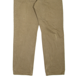 CARHARTT Blanket Lined Carpenter Workwear Mens Jeans Green Tapered W35 L34