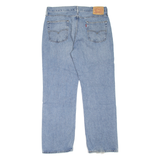 LEVI'S 514 Jeans Mens Blue Slim Straight Stone Wash W34 L30