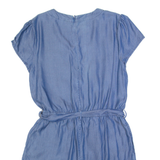 JACK WILLS Belted Womens Playsuit Blue Wide-Leg UK 12