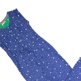 WHITE STUFF Womens Jumpsuit Blue Spotted Tapered UK 10