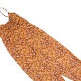 J.CREW Womens Jumpsuit Orange Floral Wide-Leg XS