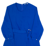 JACK WILLS Belted Womens Playsuit Blue Wide-Leg UK 14