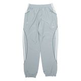 ADIDAS Mesh Lined Mens Track Pants Green Tapered S W28 L31
