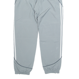 ADIDAS Mesh Lined Mens Track Pants Green Tapered S W28 L31