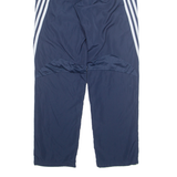 ADIDAS Mens Track Pants Blue Straight S W23 L31