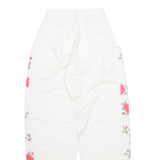 Womens Joggers White Tapered S W24 L29