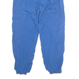 DEESSE Mens Track Pants Blue 90s Tapered L W31 L30