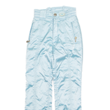 EMMEGI SHELL Lined Womens Snow Pants Blue 90s Tapered S W28 L29