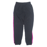 RODEO Womens Track Pants Black 90s Tapered S W28 L29