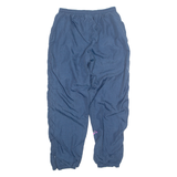 SHELL Mens Track Pants Blue 90s Tapered S W28 L27