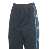Mens Track Pants Black Tapered L W29 L31