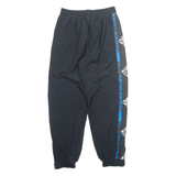 Mens Track Pants Black Tapered L W29 L31