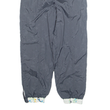 CIRCUIT SHELL Mens Track Pants Black 90s Tapered S W26 L28