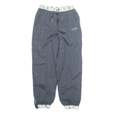 CIRCUIT SHELL Mens Track Pants Black 90s Tapered S W26 L28
