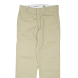 DICKIES Mens Trousers Beige Slim Tapered W30 L30