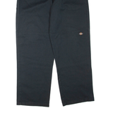 DICKIES Mens Trousers Black Regular Straight W38 L32