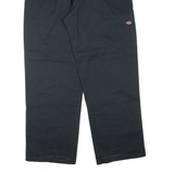 DICKIES Mens Trousers Black Regular Straight W38 L32
