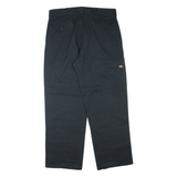 DICKIES Mens Trousers Black Regular Straight W38 L32
