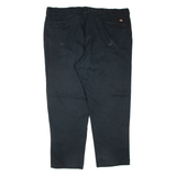 DICKIES Mens Trousers Black Regular Tapered W48 L32