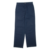 DICKIES Mens Trousers Blue Regular Straight W28 L30