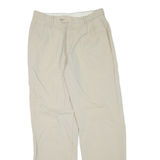 Mens Trousers Beige Regular Straight W32 L33