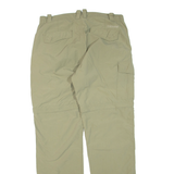 TREVOLUTION Mens Trousers Green Regular Tapered W34 L34