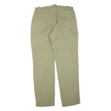 TREVOLUTION Mens Trousers Green Regular Tapered W34 L34