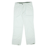 CLOVER Mens Trousers Blue Regular Straight W34 L33