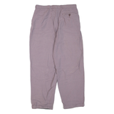 Womens Trousers Purple Regular Tapered W30 L30