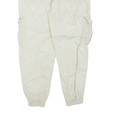 ZARA Cargo Womens Trousers Beige Regular Tapered W30 L25