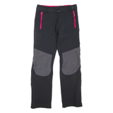 Womens Trousers Black Regular Straight W26 L27