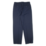 Womens Trousers Blue Regular Tapered W32 L32