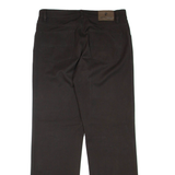 PIERRE CARDIN Mens Trousers Brown Regular Straight W36 L33